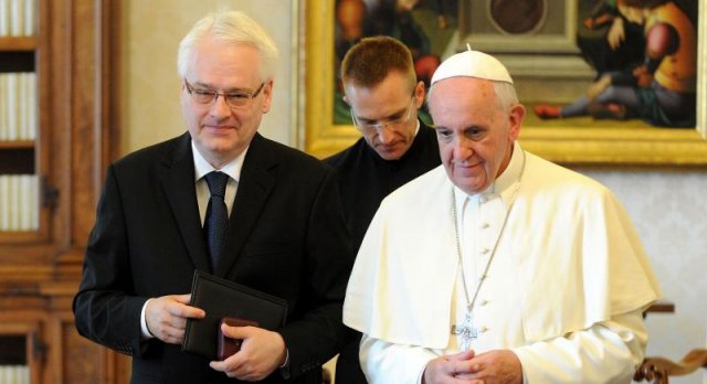 Josipovic i papa Franjo