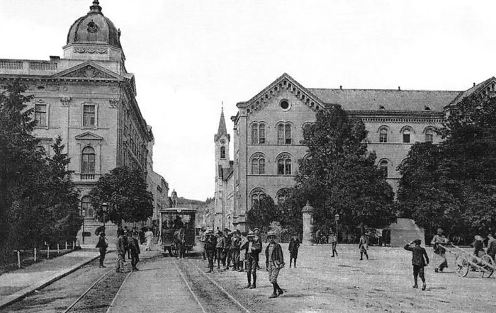 1910. Frankopanska ulica u Zagrebu